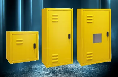 Mekanik Tesisat Icin Ozel Olcu Sac Dolap Uretimi